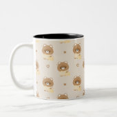 かわいいビーバー ツートーンマグカップ (左)