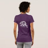 かわいいビーバー - 白 - Tシャツ (裏面フル)