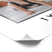 かわいいビーベビー私の初年フォトキッズウォールデコール フォトプリント            (角)