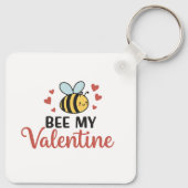 かわいいビーマイバレンタイン キーホルダー (裏面)