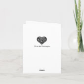 かわいいビーマイバレンタイン シーズンカード (裏面)