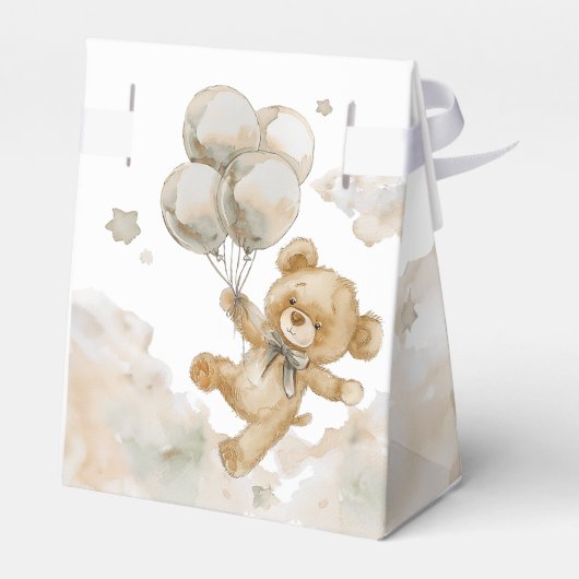 かわいいビーリー待男女兼用ち赤ちゃんシャワー フェイバーボックス (裏面サイド)