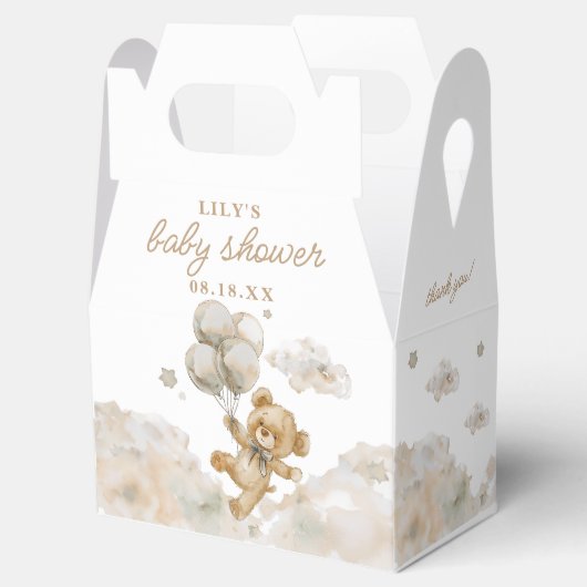 かわいいビーリー待男女兼用ち赤ちゃんシャワー フェイバーボックス (オープン)