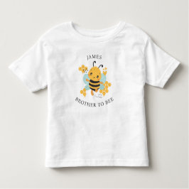 かわいいビー少年の名前ビーへ トドラーTシャツ