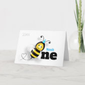 かわいいビー1stバースデーカード カード (正面)