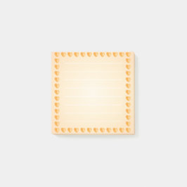 かわいいビー3"x3"ポストイットのノート ポストイット