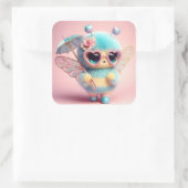 かわいいビー スクエアシール (バッグ)