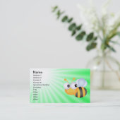 かわいいビー;緑 名刺 (スタンド正面)