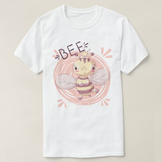 かわいいビーTシャツ Tシャツ (デザイン正面)