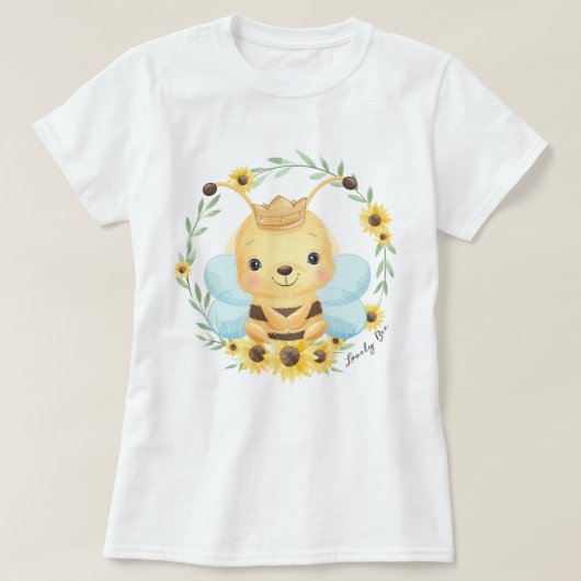 かわいいビーTシャツ Tシャツ (デザイン正面)