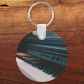 かわいいピアノのアートワーク キーホルダー (正面)