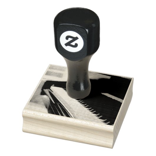 かわいいピアノのアートワーク ラバースタンプ (スタンプ)