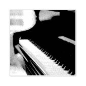 かわいいピアノのアートワーク ラバースタンプ (インプリント)