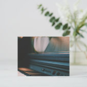 かわいいピアノアート ポストカード (スタンド正面)