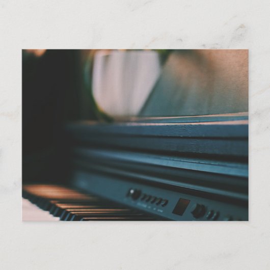 かわいいピアノアート ポストカード (正面)