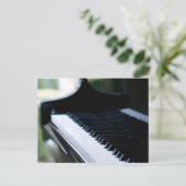 かわいいピアノアート ポストカード (スタンド正面)
