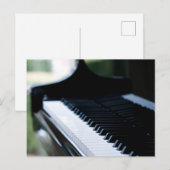 かわいいピアノアート ポストカード (正面/裏面)