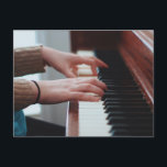 かわいいピアノデザイン ポストカード<br><div class="desc">かわいいピアノデザイン</div>