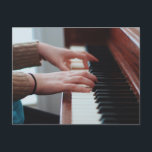 かわいいピアノデザイン ポストカード<br><div class="desc">かわいいピアノデザイン</div>