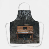 かわいいピアノ エプロン (正面)