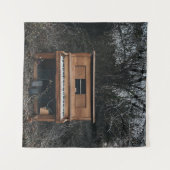 かわいいピアノ タペストリー (正面(横))