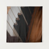 かわいいピアノ タペストリー (正面(横))