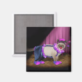 かわいいピエロ子猫 マグネット (正面/裏面)