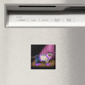 かわいいピエロ子猫 マグネット (インサイチュ (食洗機))