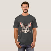 かわいいピカブー ロバ Tシャツ (正面フル)