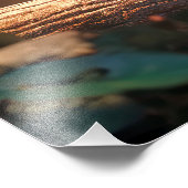 かわいいピクシー小妖精や小人の森の中 フォトプリント (角)