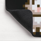 かわいいピクセルイースターゲームのイースターバニー マウスパッド (コーナー)