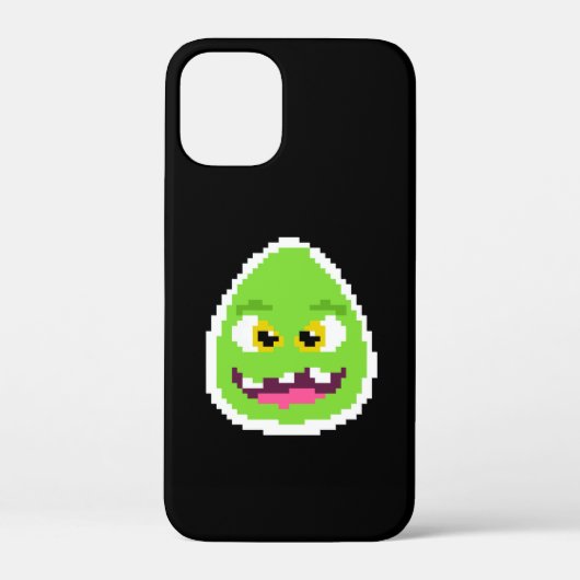 かわいいピクセルエッグモンスター Case-Mate iPhoneケース (裏面)