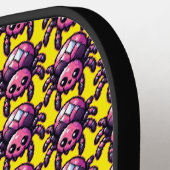 かわいいピクセルスパイダー ピックルボールラケット (左詳細)