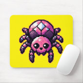 かわいいピクセルスパイダー マウスパッド (マウス)