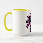 かわいいピクセルスパイダー マグカップ (左)