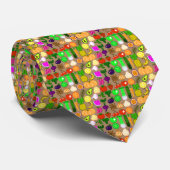 かわいいピクセル芸術のフルーツ及び野菜のタイ ネクタイ (ロール)
