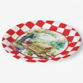 かわいいピクニックシーンパーティー ペーパープレート (アングル)