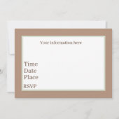 かわいいピクニックベアーズ追加文字 招待状 (裏面)