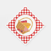 かわいいピクニック用パーティー スタンダードランチョンナプキン (角)