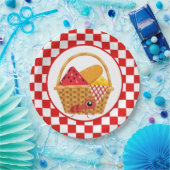 かわいいピクニック用パーティー ペーパープレート (パーティー)