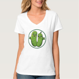 かわいいピクルス カップル 面白い キュートなピクルス Tシャツ