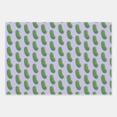 かわいいピクルス ラッピングペーパーシート (正面3)