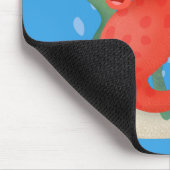 かわいいピグミーのシーホース漫画 マウスパッド (コーナー)