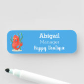 かわいいピグミーのシーホース漫画 名札 (インサイチュ)