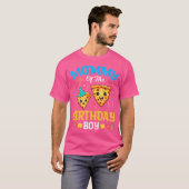 かわいいピザキャラクターモーミオブザ誕生日ピザ Tシャツ (正面フル)