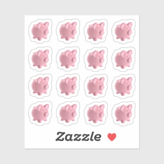 かわいいピッグファーム動物のビニールのシールのシート シール (シート)