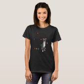 かわいいピットブル愛犬家の父の日ギフト Tシャツ (正面フル)