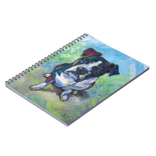 かわいいピットブル絵を描ズ ノートブック (左側)