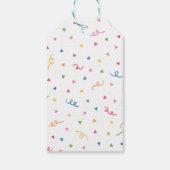 かわいいピナタグラシアスサンキューフィエスタベビーシャワー ギフトタグ (裏面)