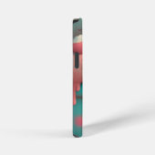 かわいいピンクかわいいアイスクリームノート iPhoneケース (右側面)